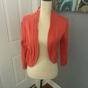 Ronnie Nicole Coral Shrug Long sleeve size Large